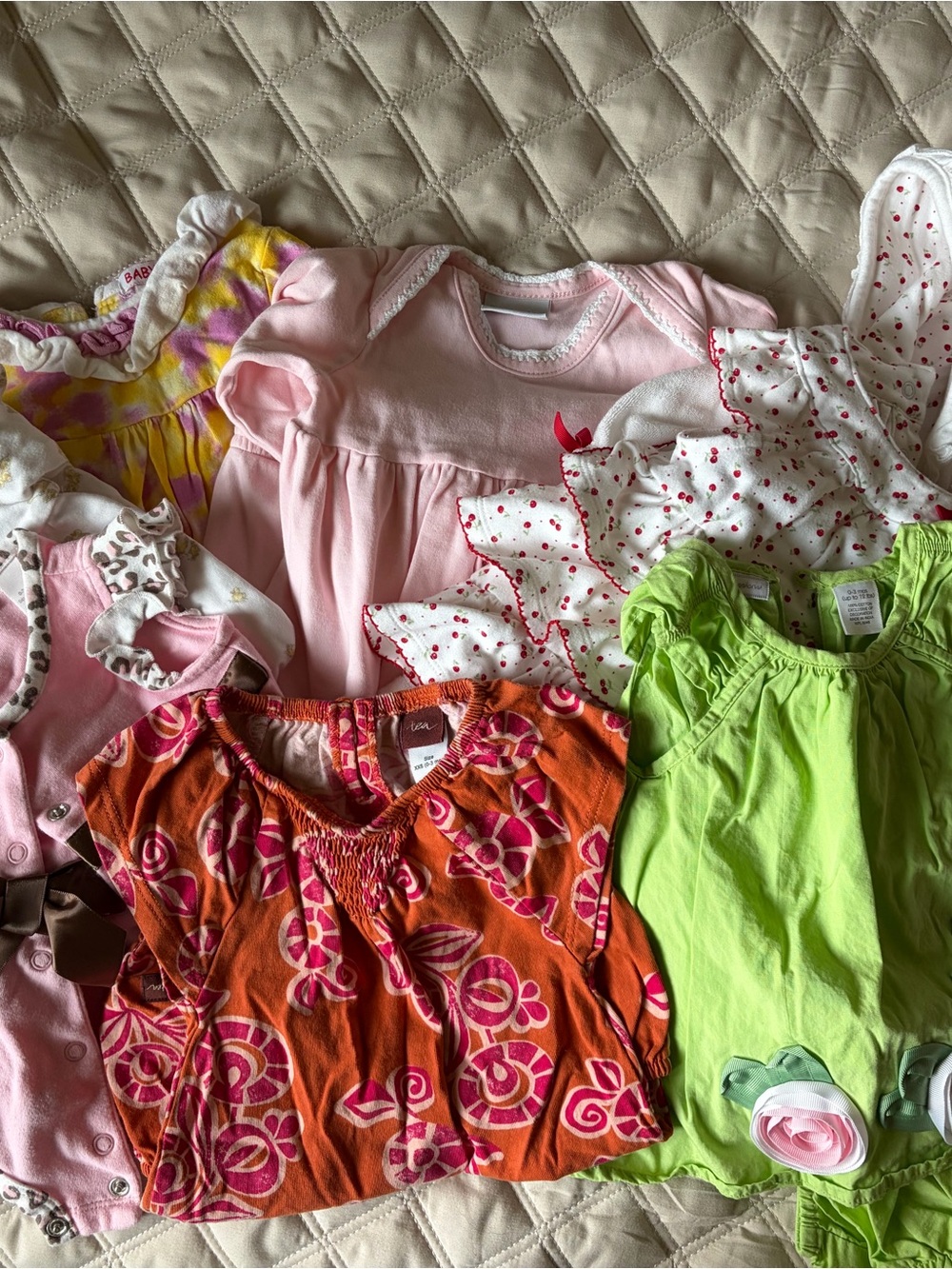 Box of Assorted Baby Girls outfits